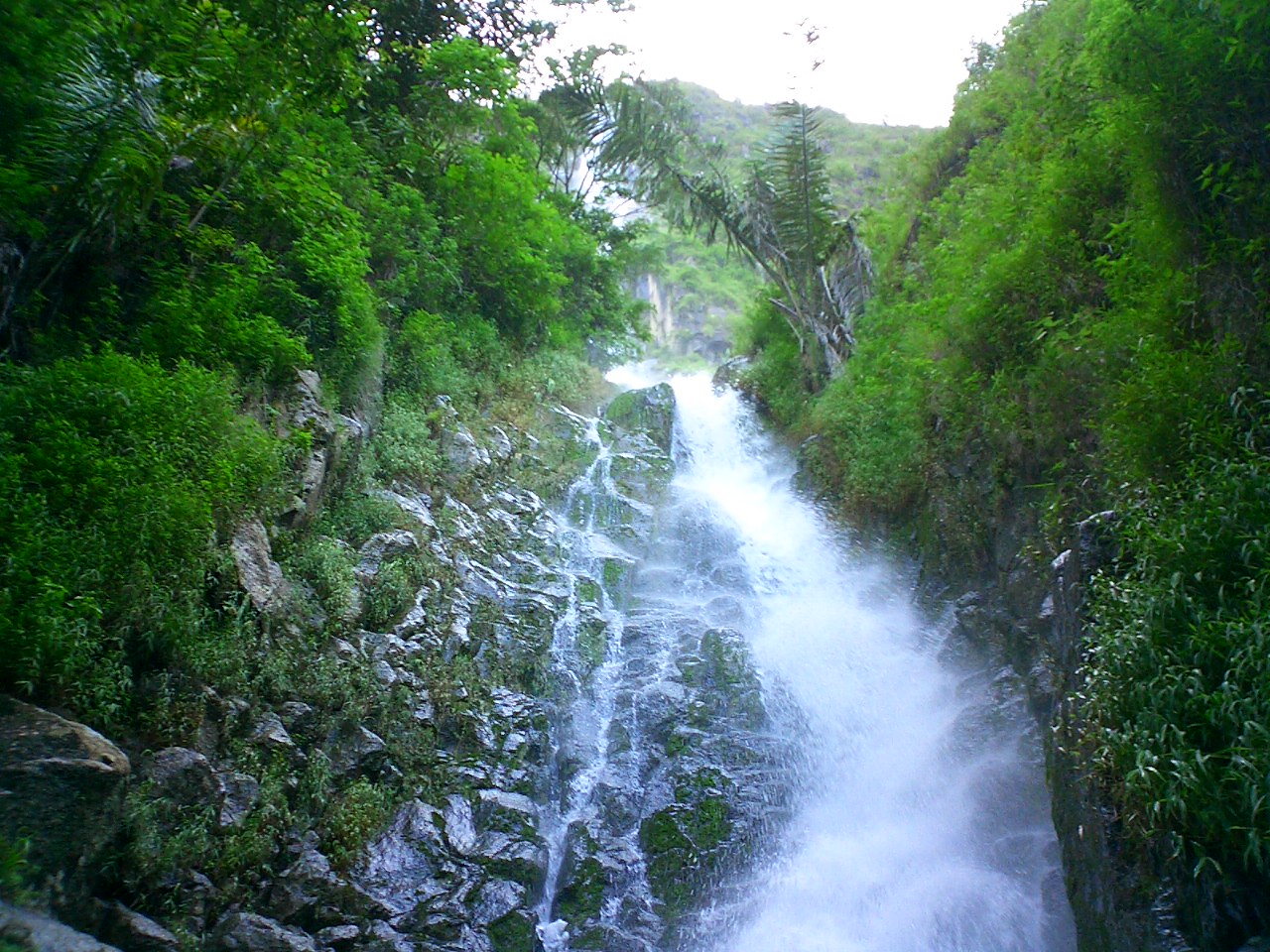 Waterfall - Tuk-tuk, Lake Toba, Sumatra