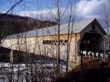 Wood covered bridge