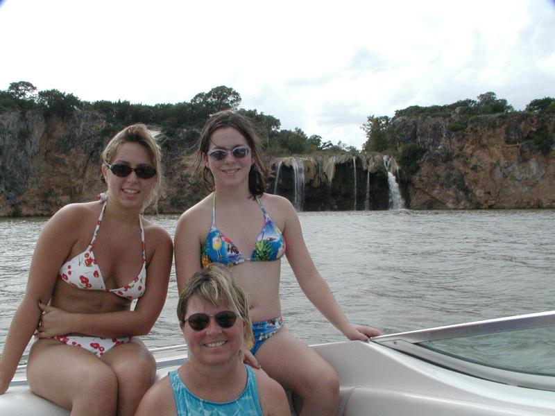 The Girls in Front of Fall Creek.JPG