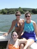 The Girls in Front of the Lake House.JPG