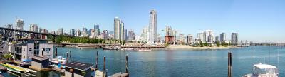The View from Granville Island - Panorama