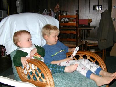 Chase and Noah at the cottage.jpg