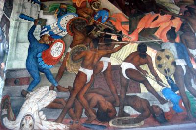 fresco from Diego Rivera (Palacio Nacional)