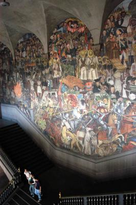 fresco from Diego Rivera (Palacio Nacional)