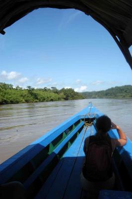 boat to the ruins