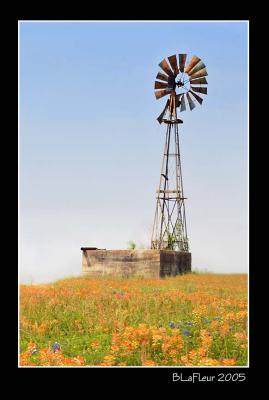 Windmill and Paintbrush