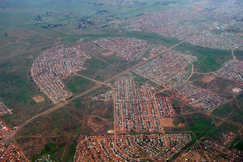 Townships outside Johannesburg, South Africa