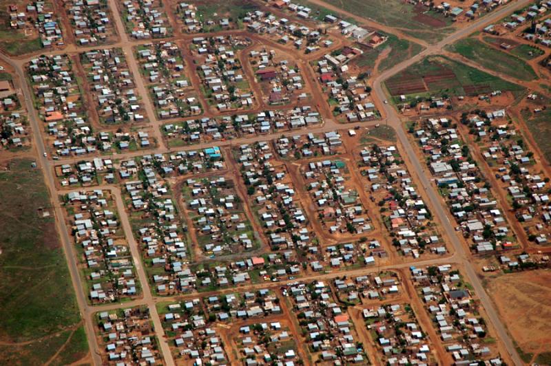 Township outside Johannesburg, South Africa