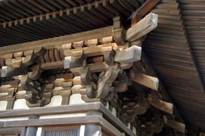 Detail of the 1426 pagoda at Kofuku-ji