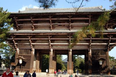Nandaimon Gate, rebuilt 1199 A.D., Todai-ji Temple, Nara