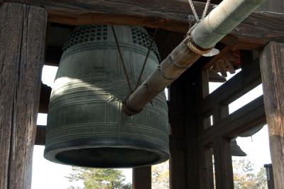 The 2nd largest bell in Japan, 749 A.D., recast in 1239
