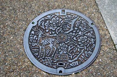 Nara manhole cover