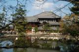 Todai-ji Temple is the home of the Buddhist Kegon sect