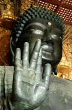 The Great Buddha, Daibutsu, of Todai-ji represents Birushana