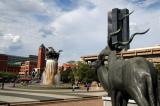 Kudu sculpture on Strijdom Square, Pretoria