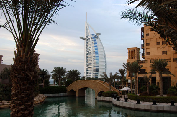 Madinat Jumeirah with the Burj Al Arab