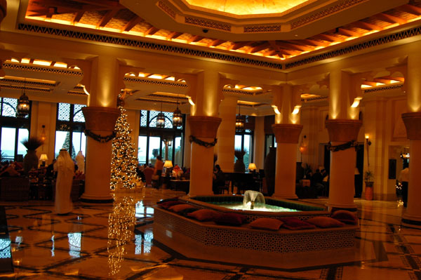 Lobby of the Mina A'Salam Hotel, Madinat Jumeirah