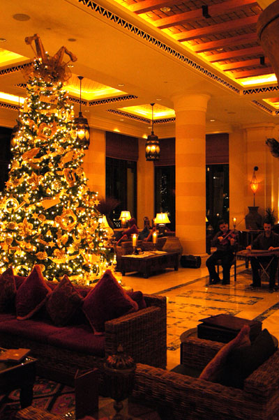 Lobby of the Mina A'Salam Hotel