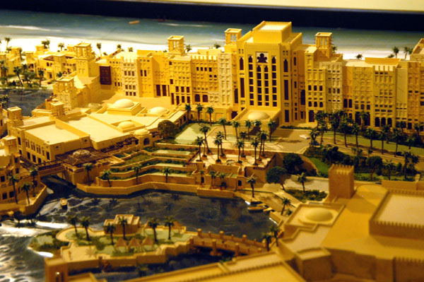 Architectural model of the Al Qasr Hotel at Madinat Jumeirah