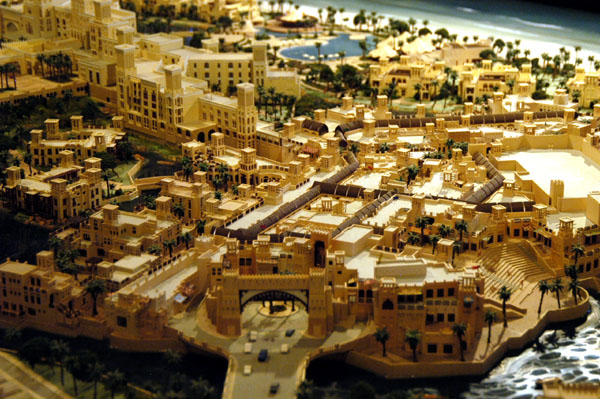 Architectural model of Souq Madinat Jumeirah