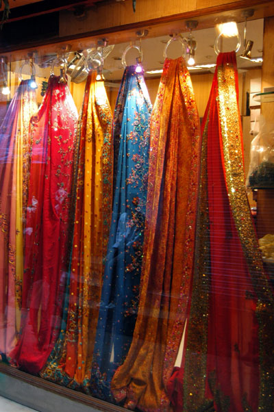 Sari shop, Old Delhi