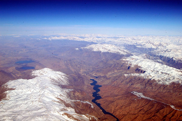 Man-made lake, Western Iran