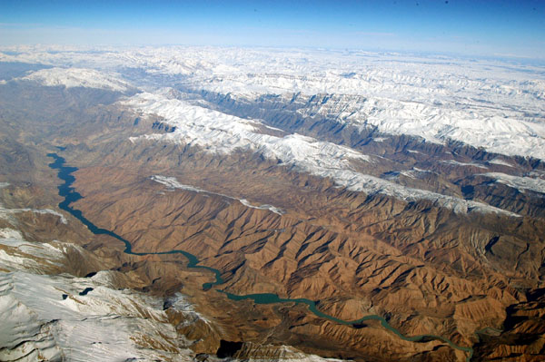 Man-made lake, Western Iran