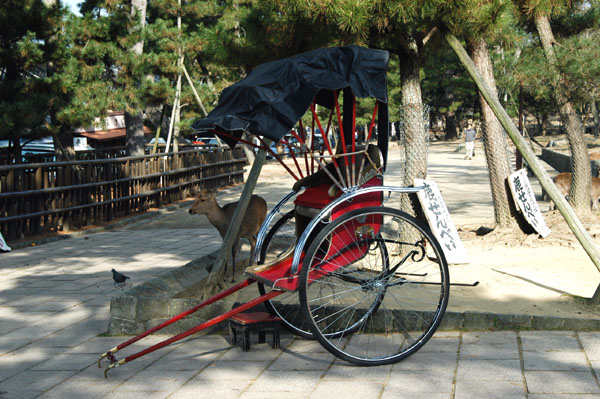 Hand-pulled rickshaw, Nara