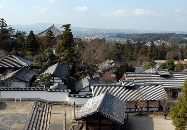 View from the terrace of the Nigatsu-do (Hall of the Second Month)