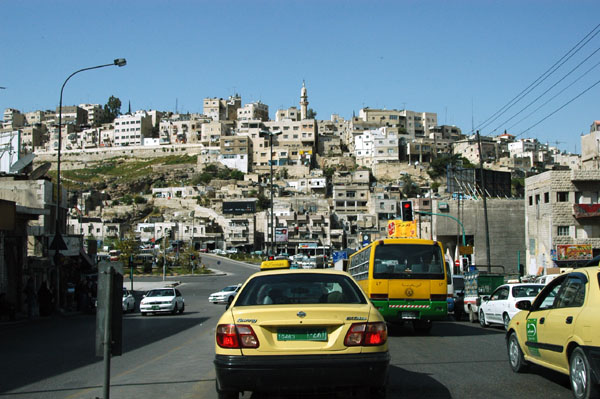 Unlike the rest of Jordan, driving in Amman was not very much fun