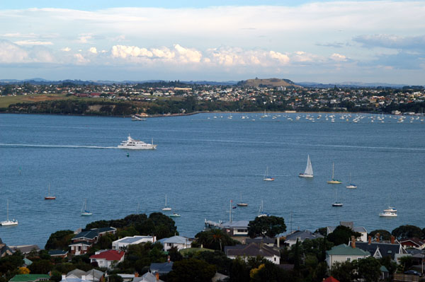 Auckland Harbor from Mt Victoria