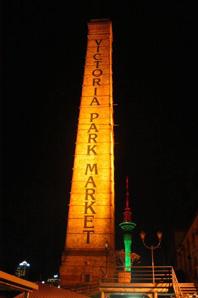 Victoria Park Market at night