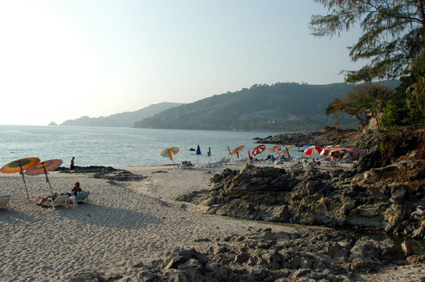 Scenic north end of Patong Beach