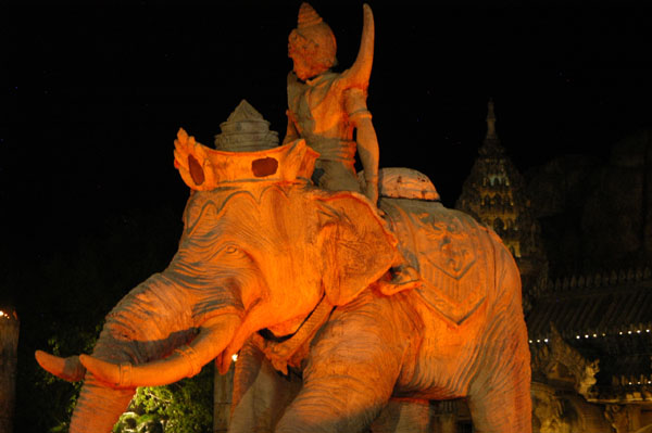 Elephant sculpture, Phuket FantaSea