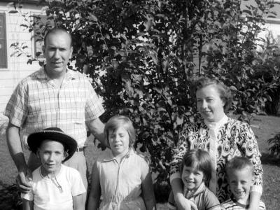 Roger and Peg and Their Children