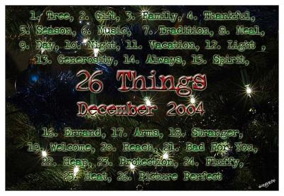 26 things december 2004