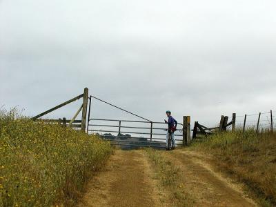 Jim at the park boundary
