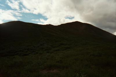 Looking to top (left) Polychrome Mt