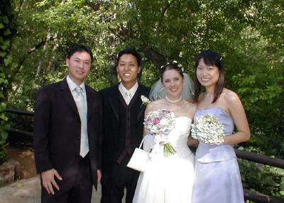 It's us and the happy couple