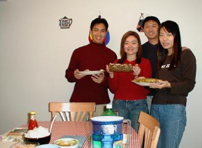 Sate Nite - Julian, Amy, Me and HyunJoo