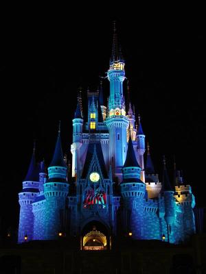 Cinderellas Castle in Blue