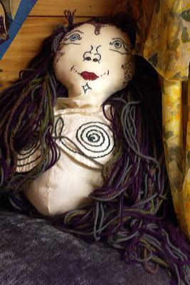Sculpture, Woman with Yarn Hair