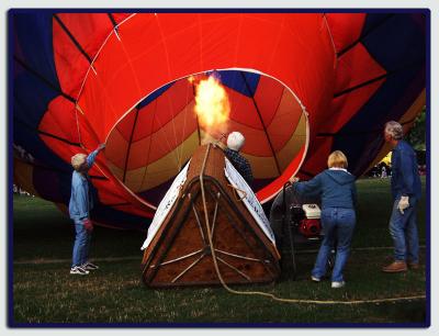 Hot preparations....(balloon)