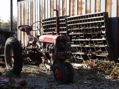 What Lies Behind (tractor, farm)