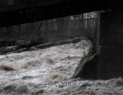 rough water under the bridge