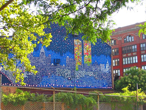 Mural in the East Village, NYC