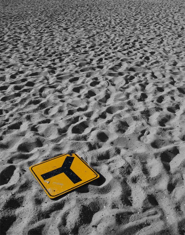 Sign in the sand<br>2nd Place<br>Paul Donovan