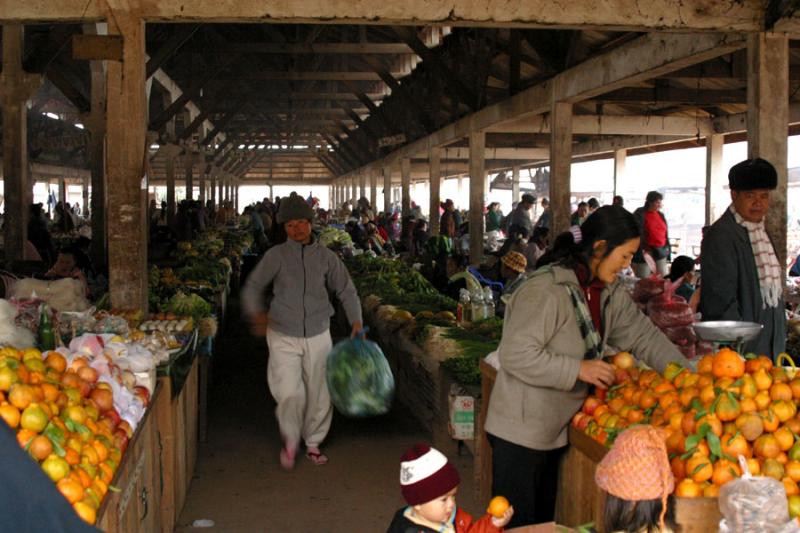 At the morning market