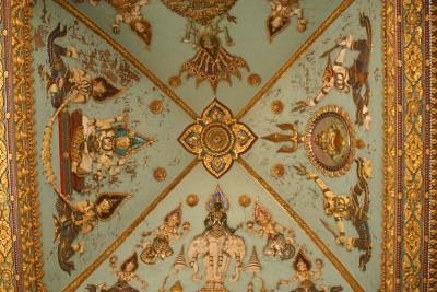 Vientiane - Victory Gate ceiling