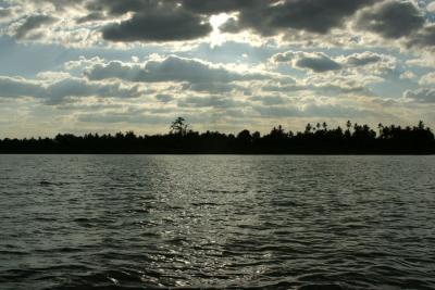 Along a cloudy Mekong